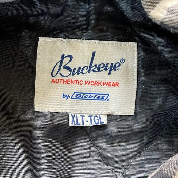 Vintage Buckeye Dickies Distressed Workerd Plaid Jacket With Pearl Snaps - Picture 2 of 8